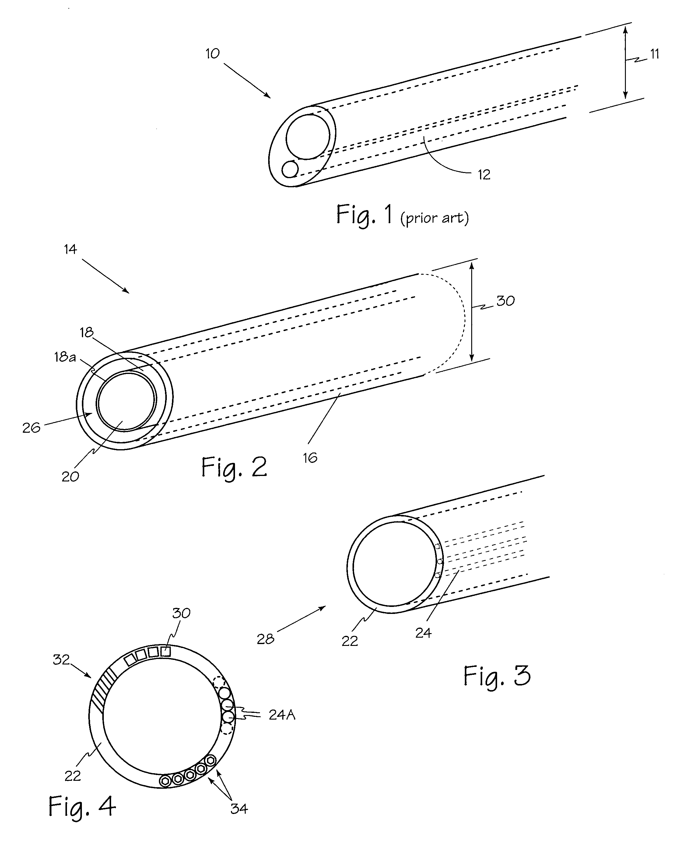 Optical waveguide sheath