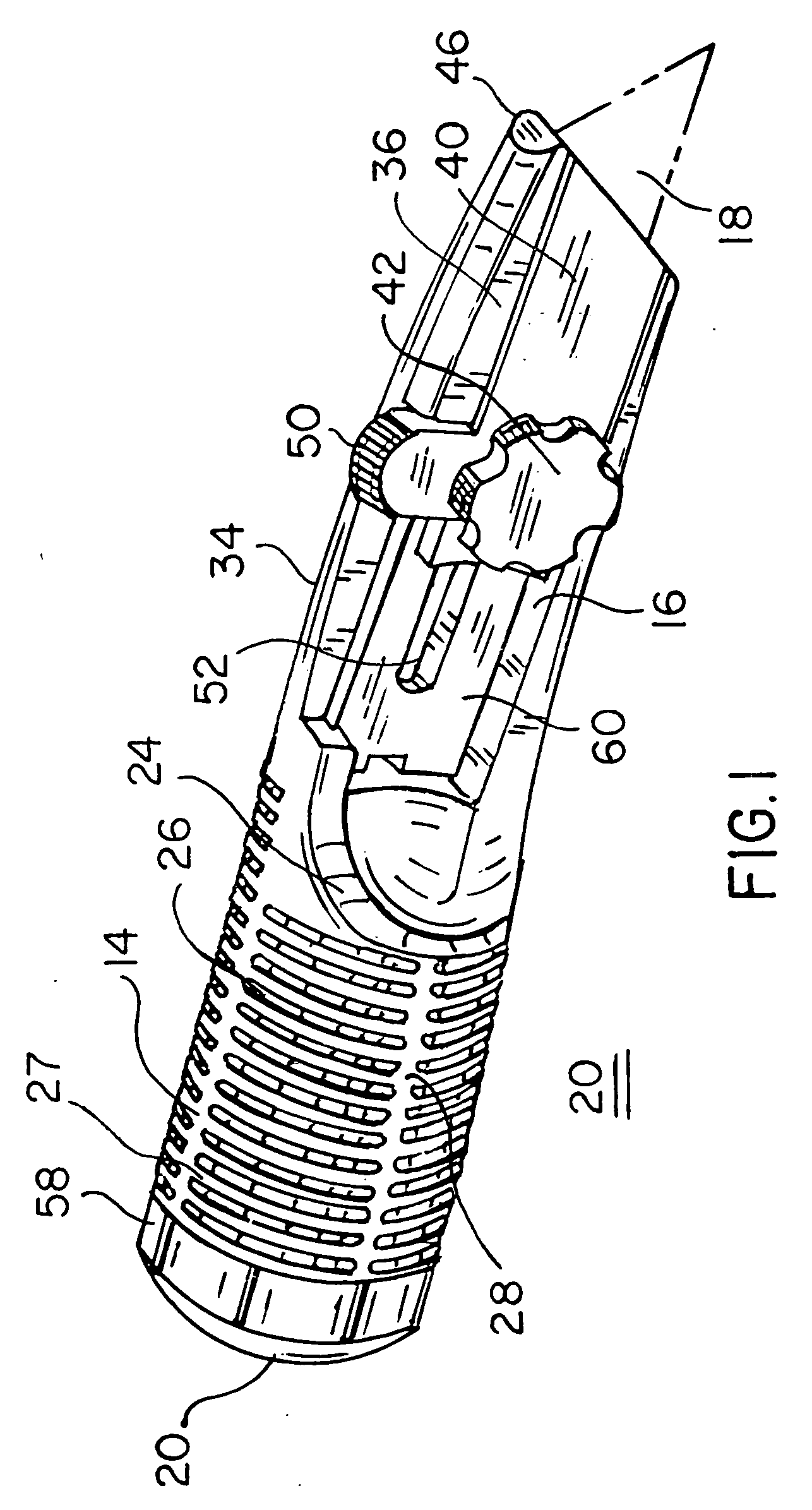 Utility knife with retractable blade