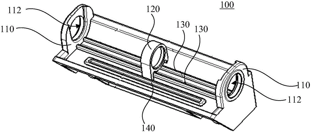 Storage box double hook locking device