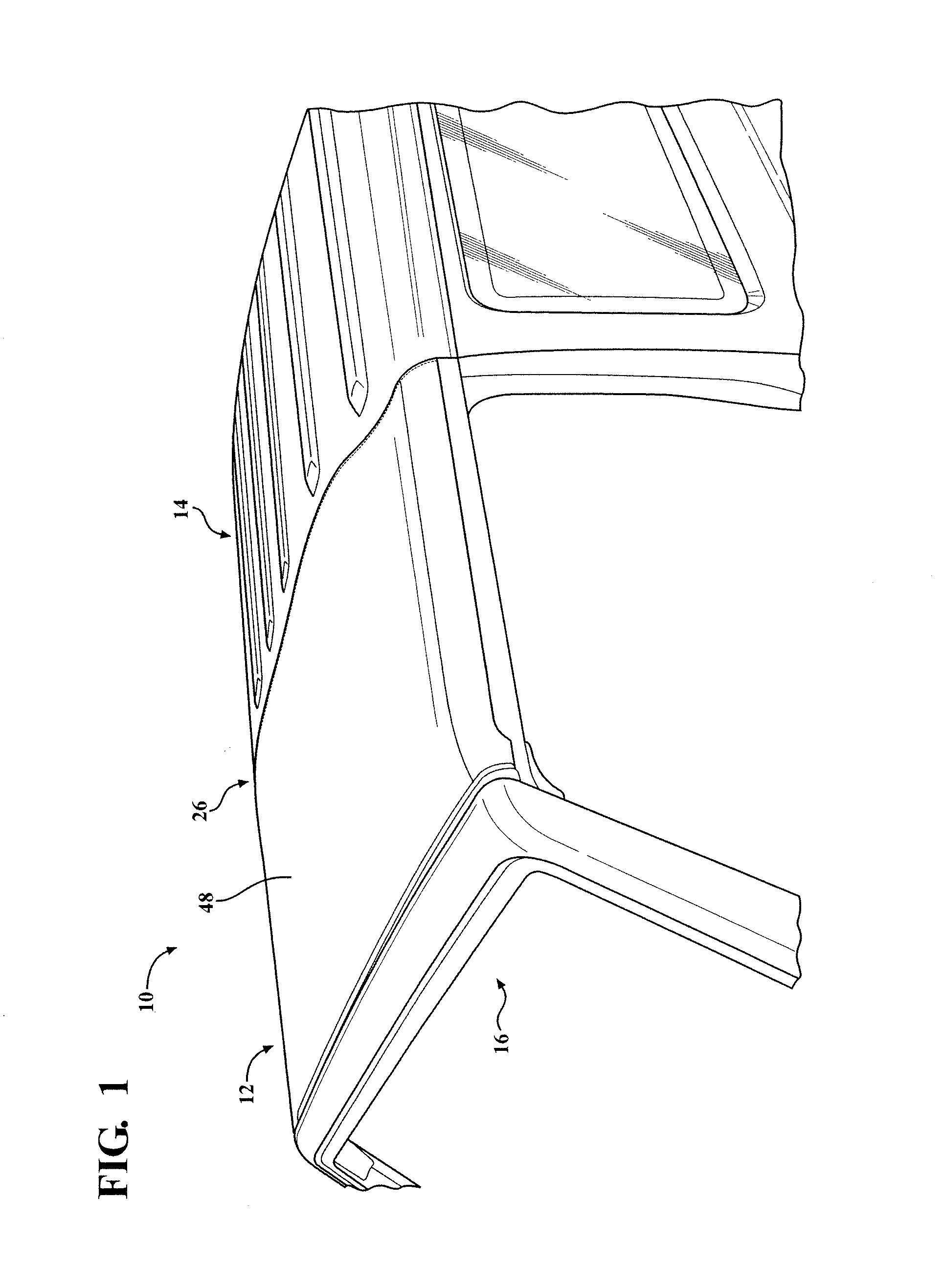 Soft front cockpit cover