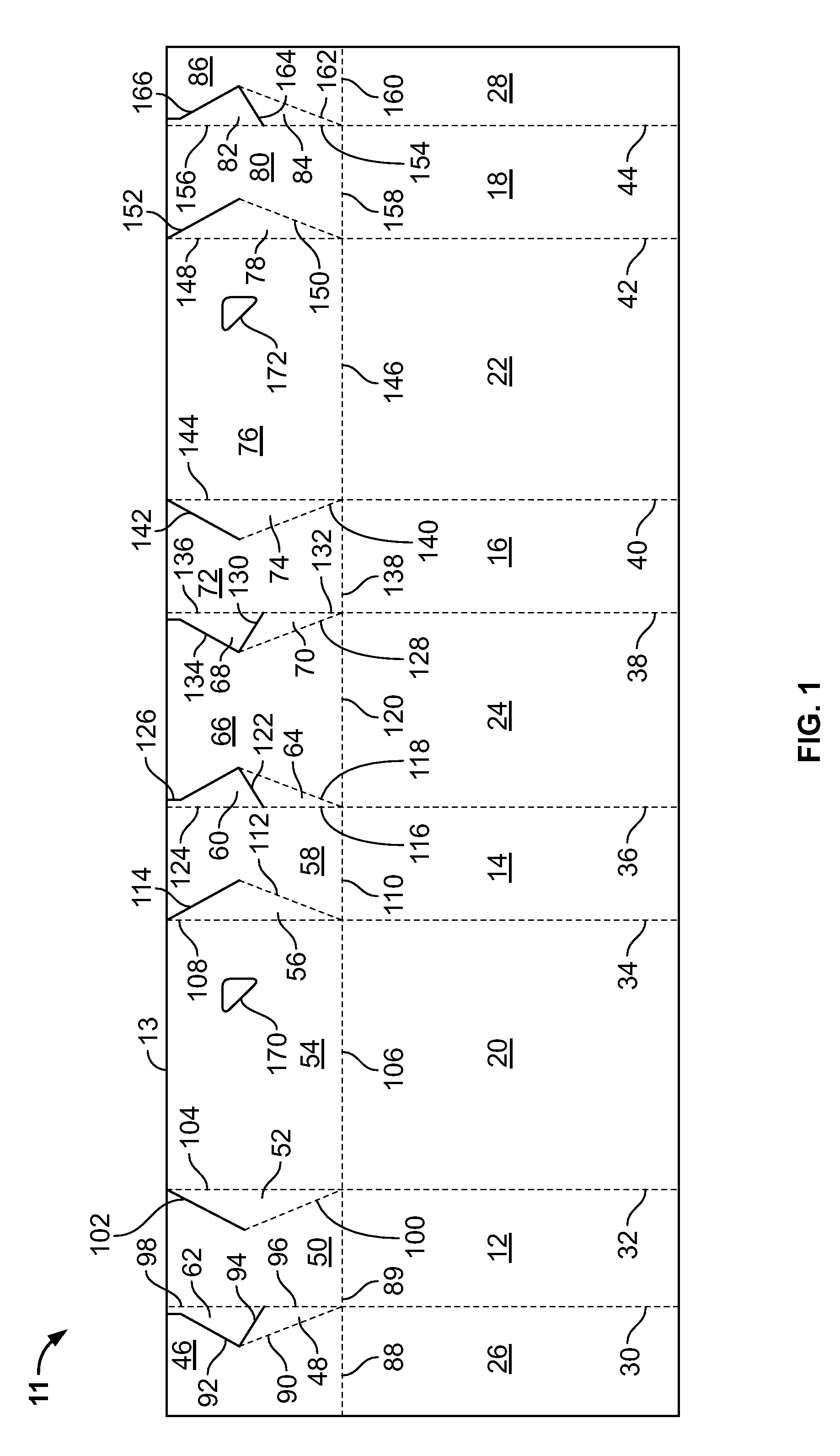 Polygonal collapsible bulk bin