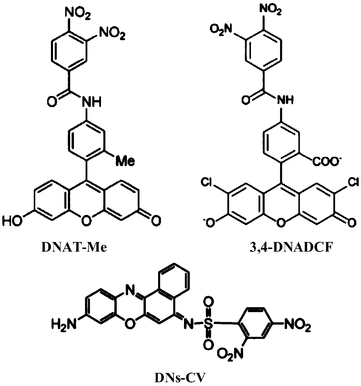 Near-infrared fluorescent probe and application thereof in detection of glutathione thiotransferase