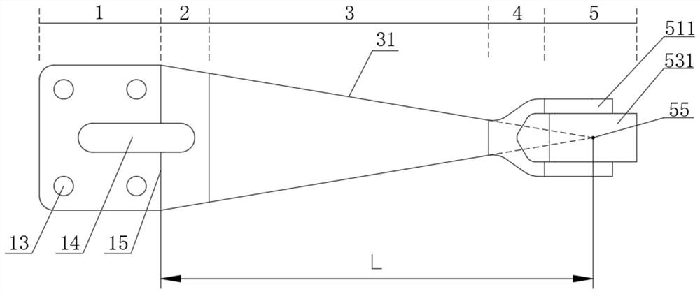 Sensitive element, sensor and vibration monitoring device