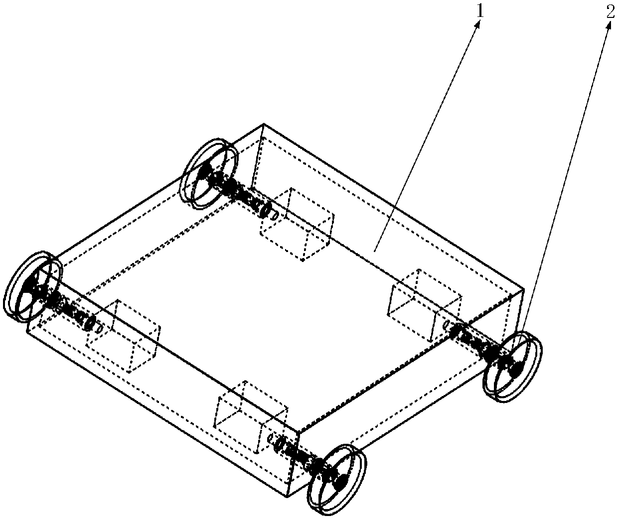 A transport robot based on universal joints