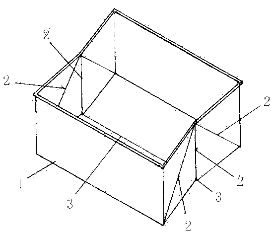 Folding lunch box