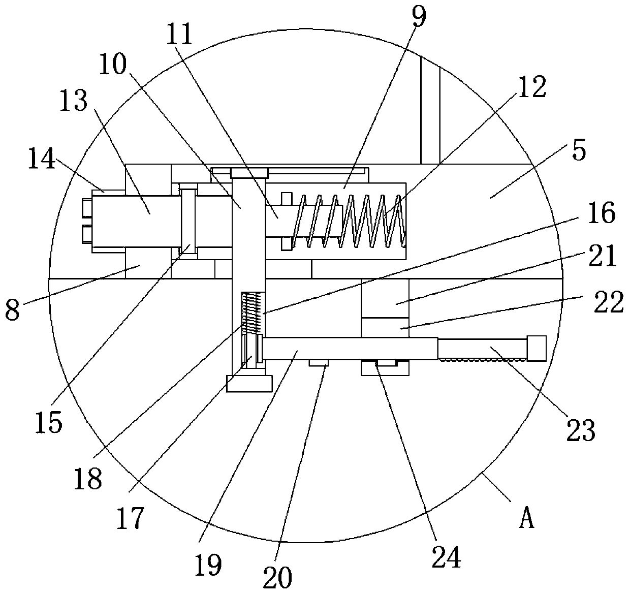 Water pump electromagnetic valve convenient to install