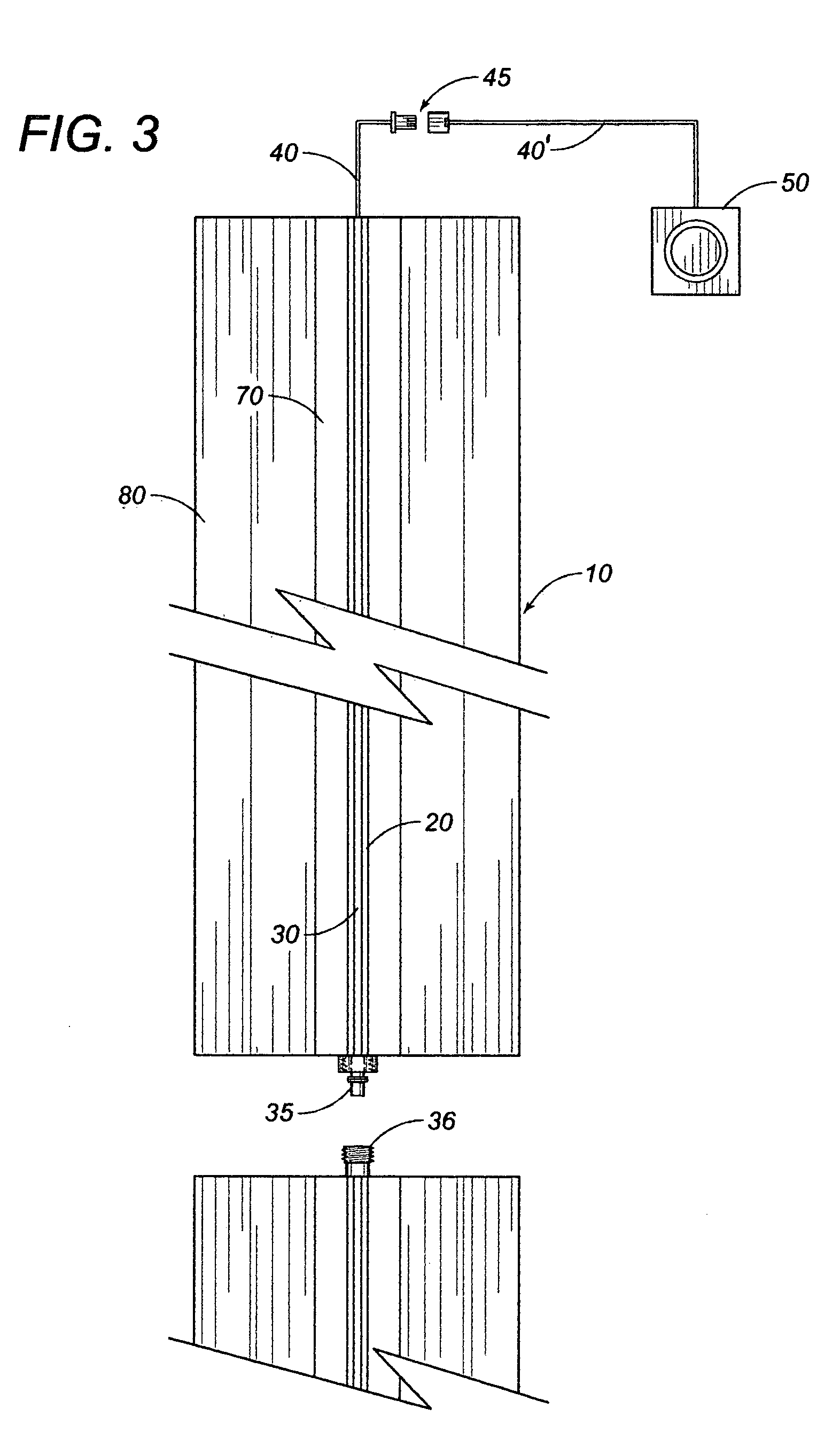 Illuminated anti-trip cable duct