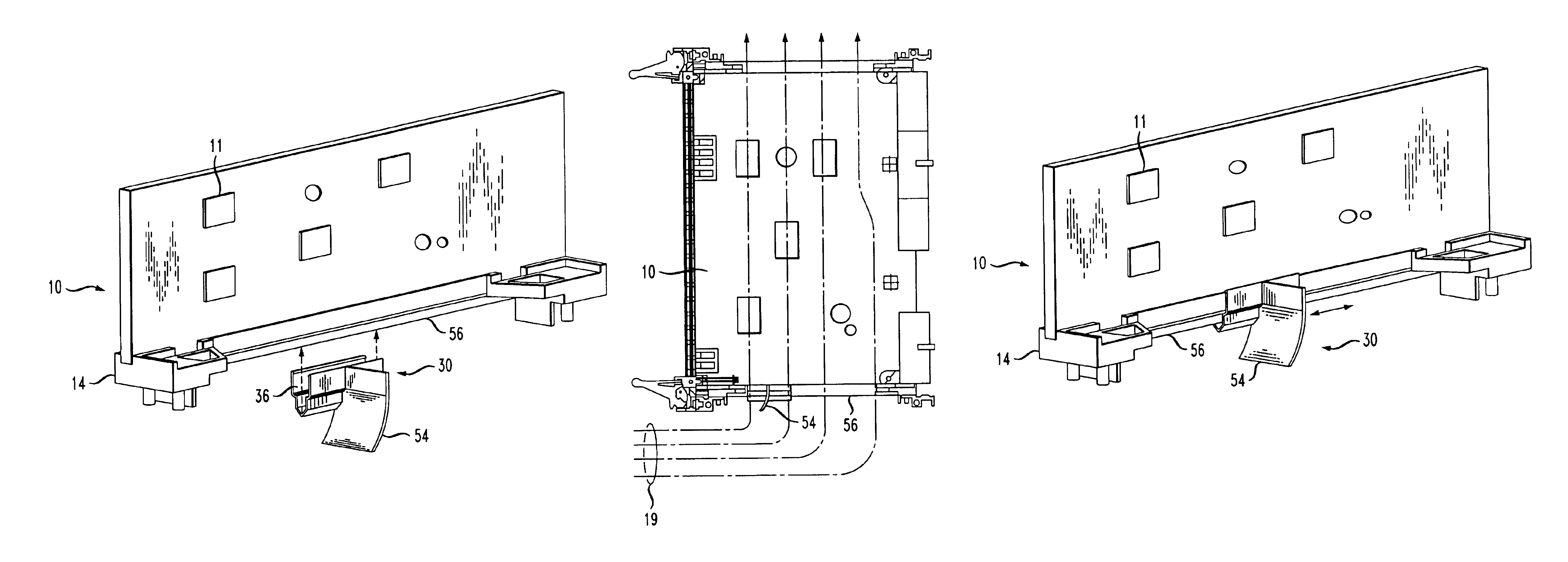 Electronic components card air deflector