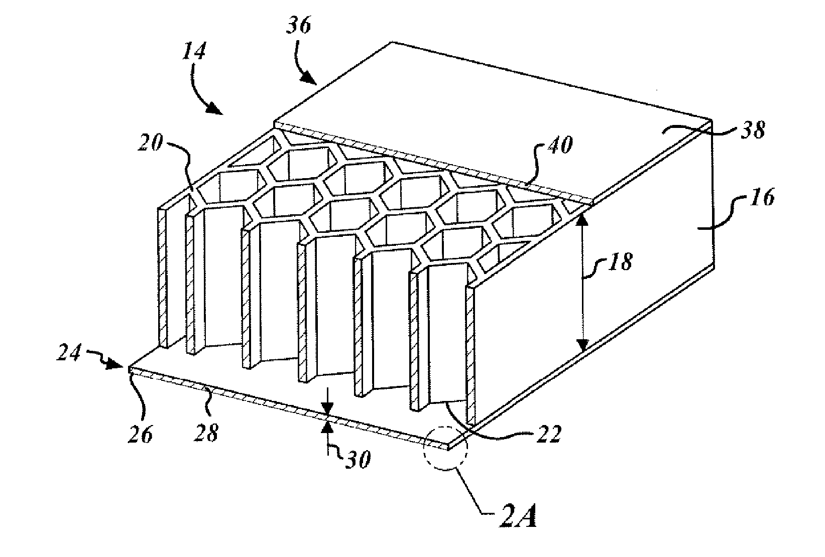 Integrally damped composite aircraft floor panels