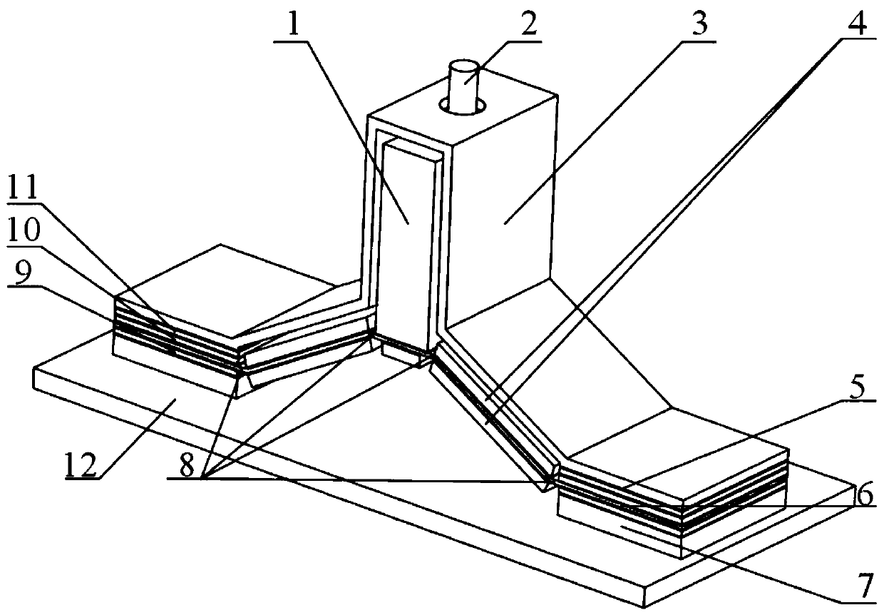 Variable-scale driving bionic dry adhesion mechanism