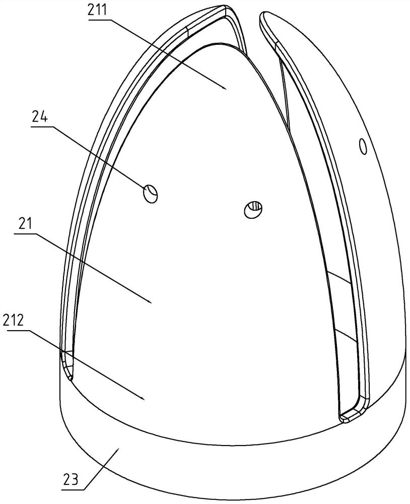 Balloon-free indwelling catheter