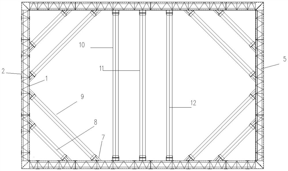 Construction method of steel jacket box for rock-socketed bearing platform construction under water level change