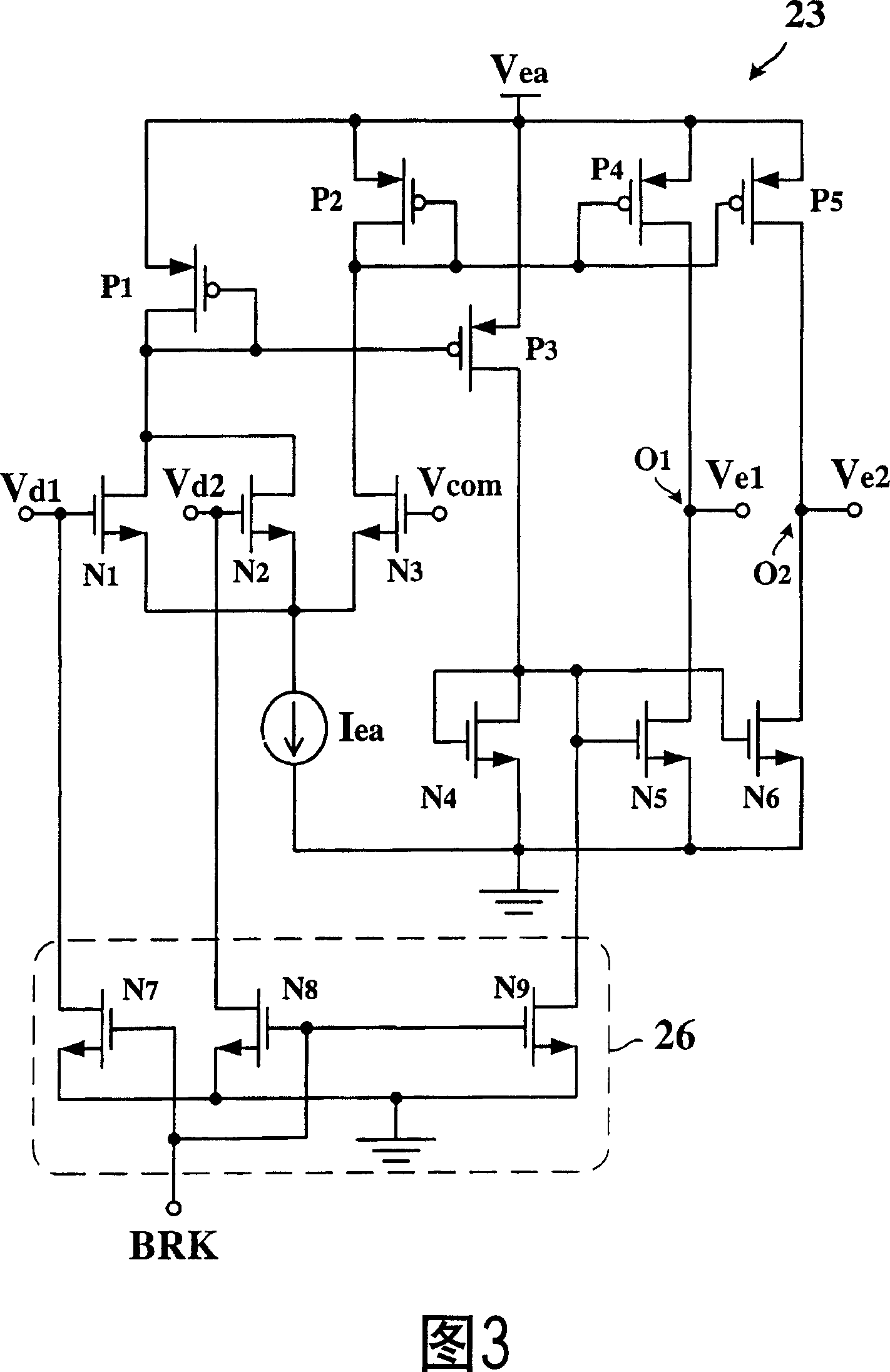 Motor controlling circuit with controllable driven voltage supply