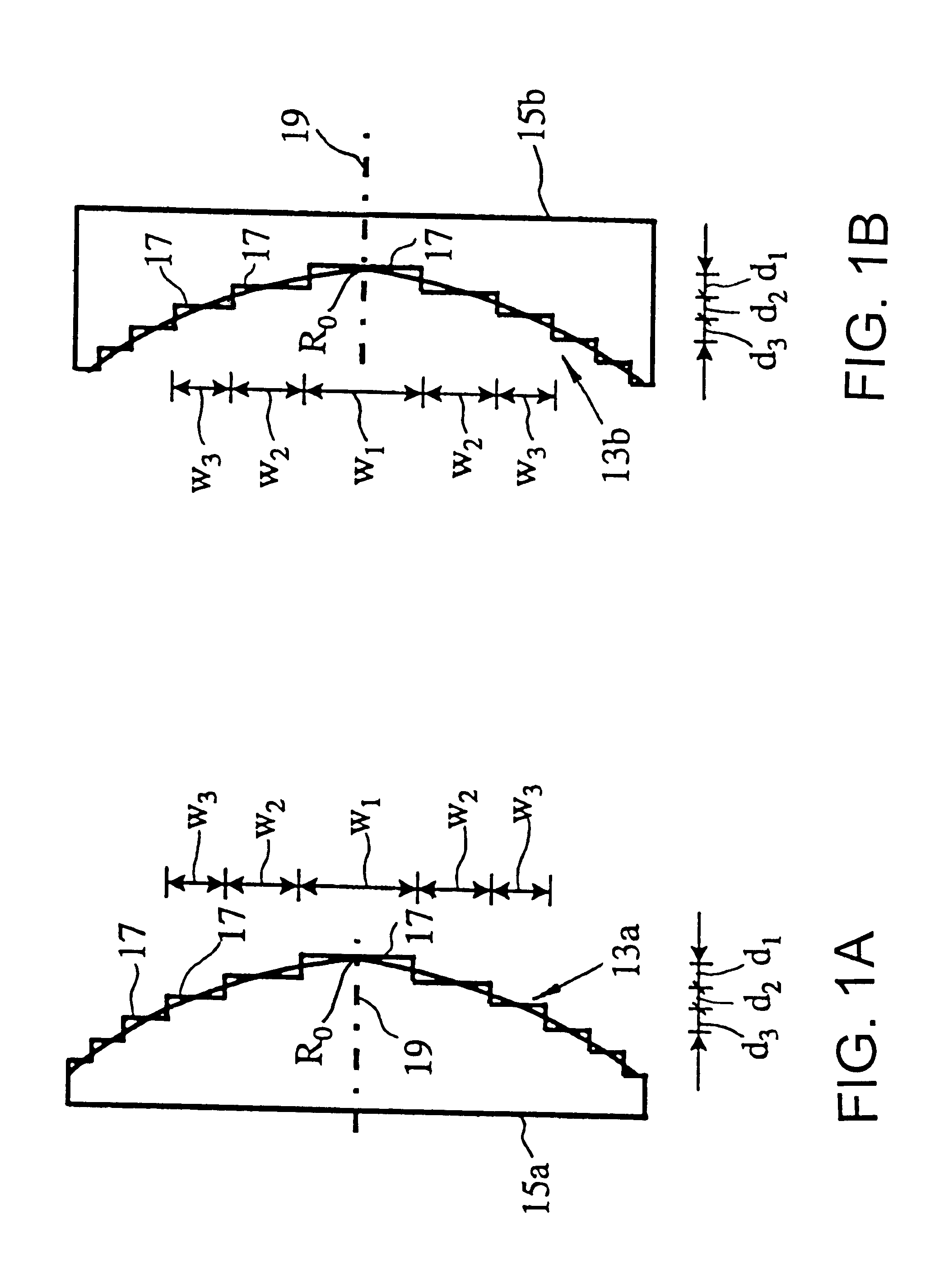 Optical systems employing stepped diffractive surfaces