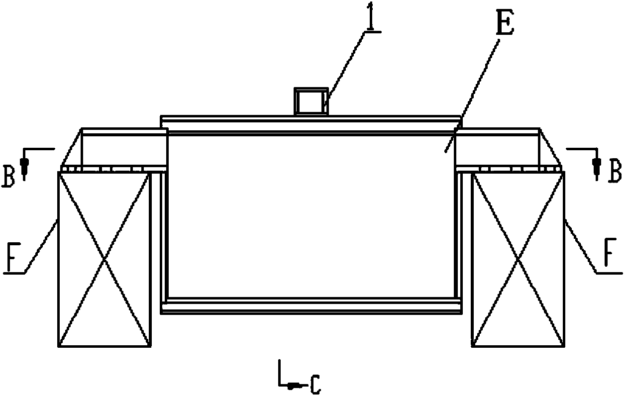 Crystallizer device for continuously casting hollow tube blanks