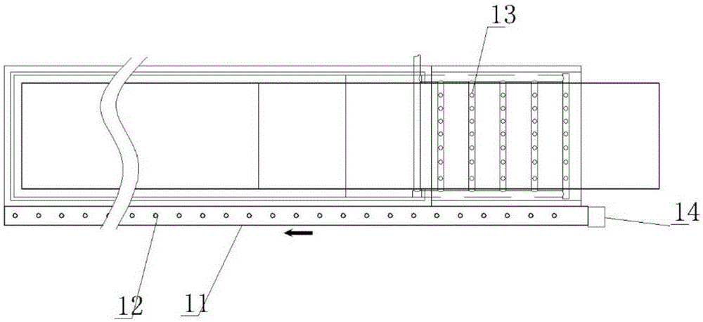 Novel fin evaporator leak detection line