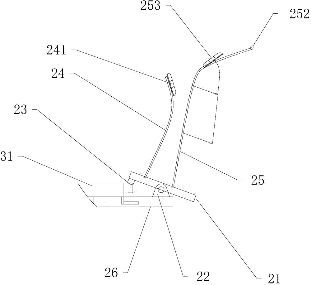 Standing type flight cinema