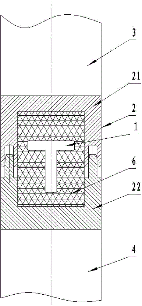 Flexible accommodating structure, multi-point profile stretch bending mold and stretch bending molding method