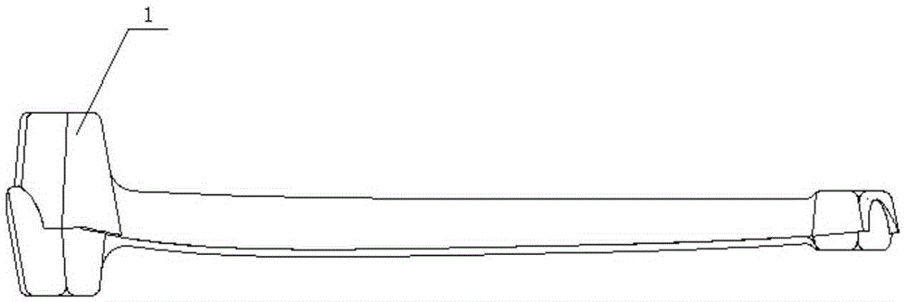 Forming method of large-concentration-ratio upset forging components made of titanium alloy