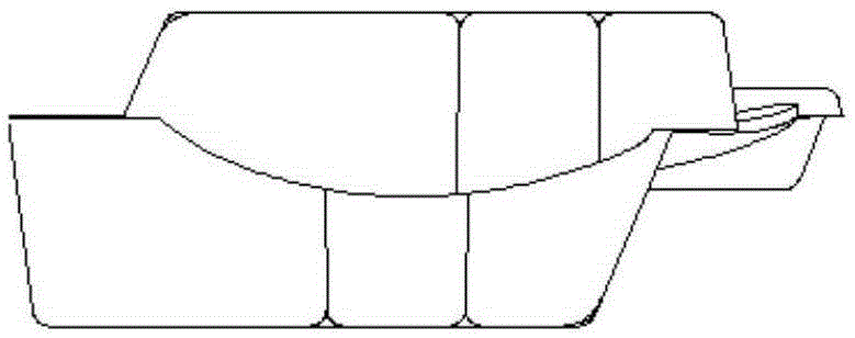 Forming method of large-concentration-ratio upset forging components made of titanium alloy