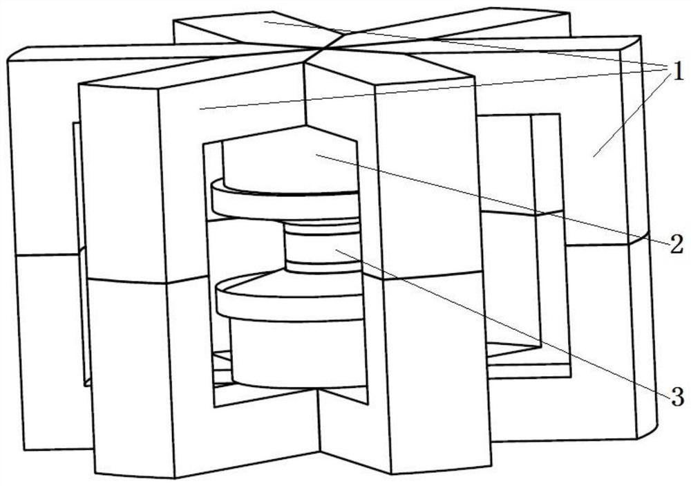 A small high-energy x-ray device and method