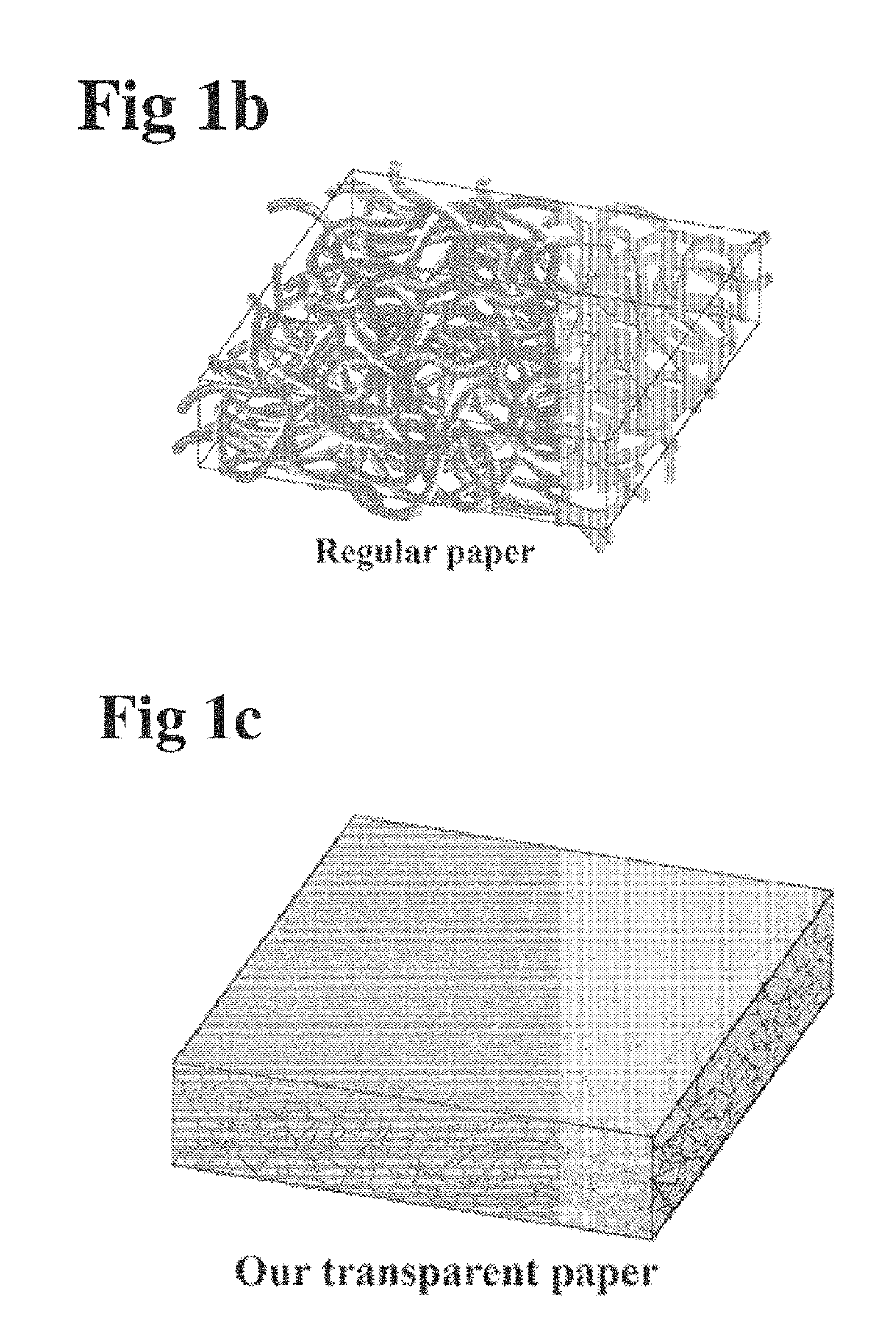 Super clear cellulose paper