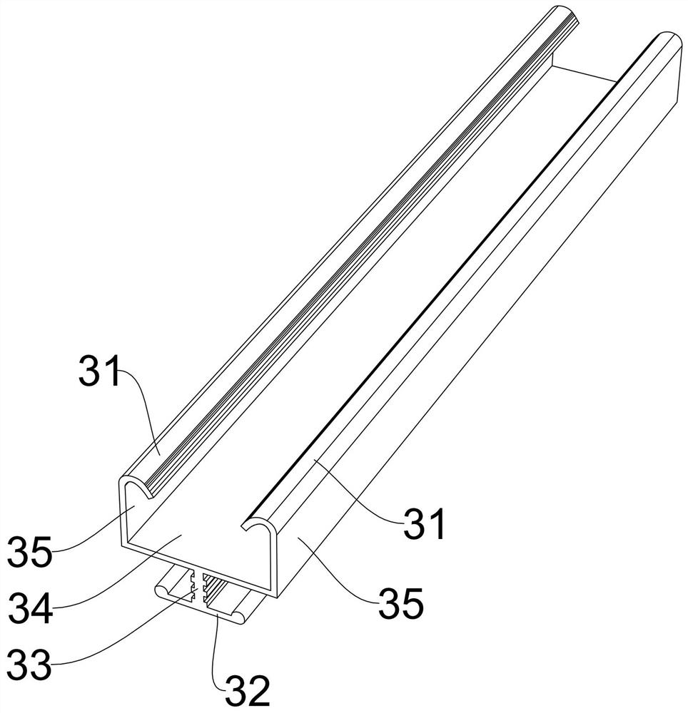 Integrated clamping keel suspended ceiling structure and installing method thereof