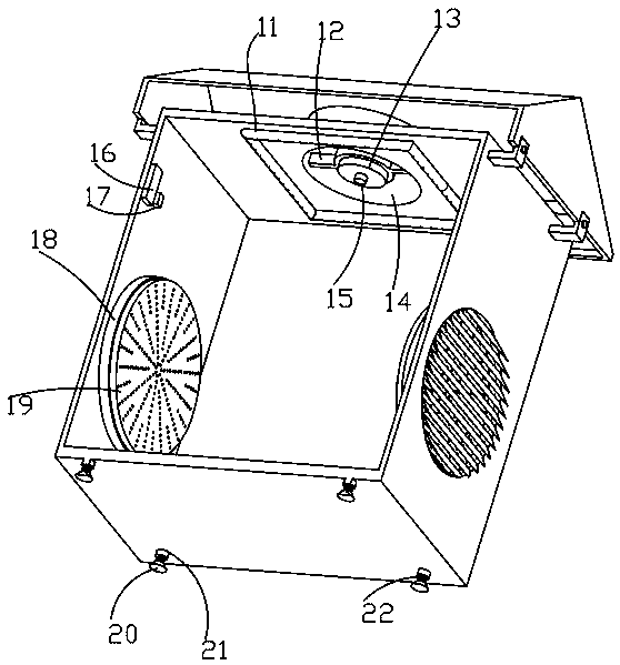 Electrical cabinet with smoke-sensing cooling and dehumidifying device