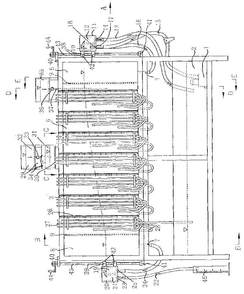 Simulated experiment device of infiltration and seepage