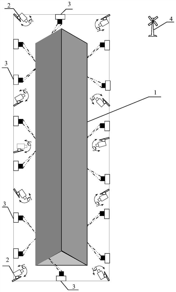 A device and method for real-time detection of dust in a stockyard and intelligent sprinkler dust reduction based on video technology