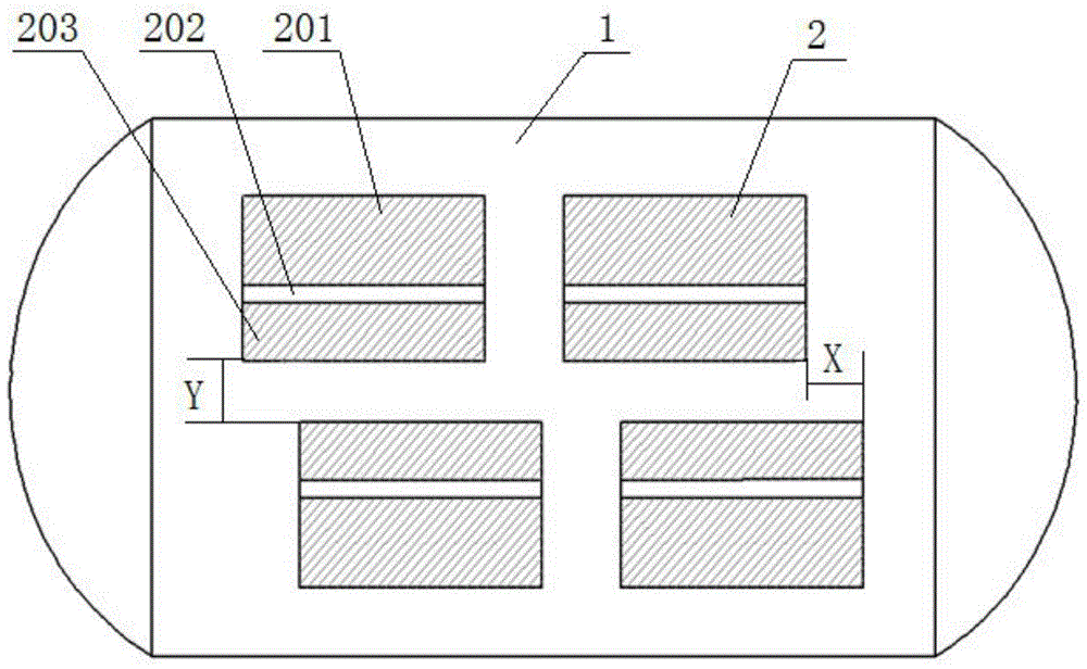 Vacuum brazing process of an aluminum plate-fin oil-water composite cooler