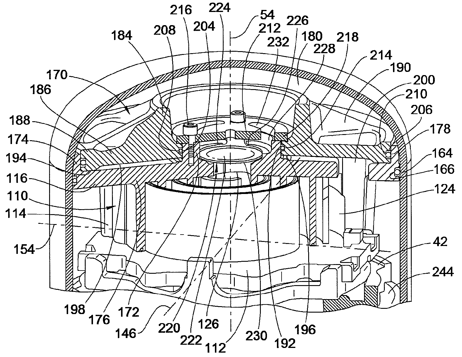 Contoured Check Valve Disc and Scroll Compressor Incorporating Same