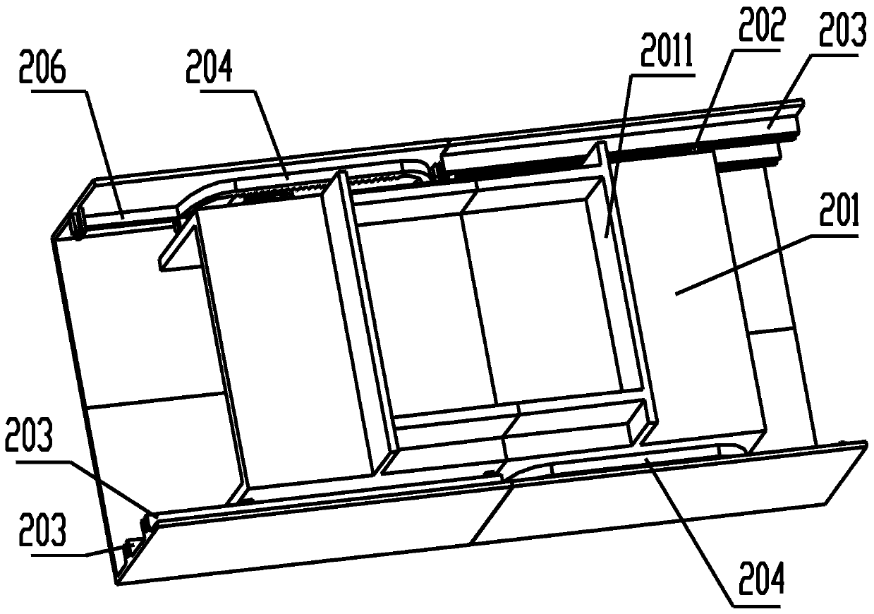 Powdered material blanking device