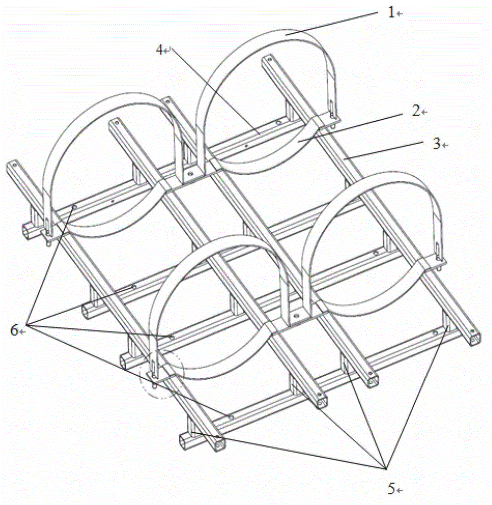 Fixing bracket for double gas bottles of gas-fueled vehicle