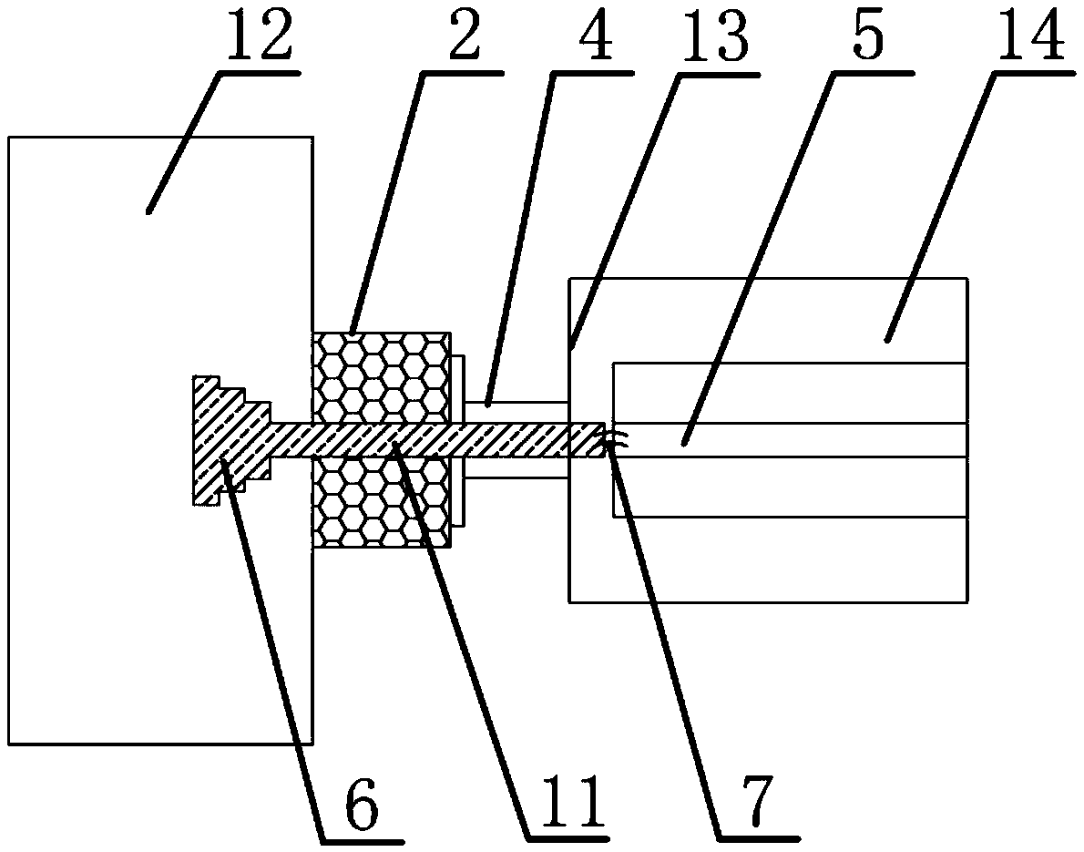 Rectangular waveguide microstrip airtight seal transition circuit