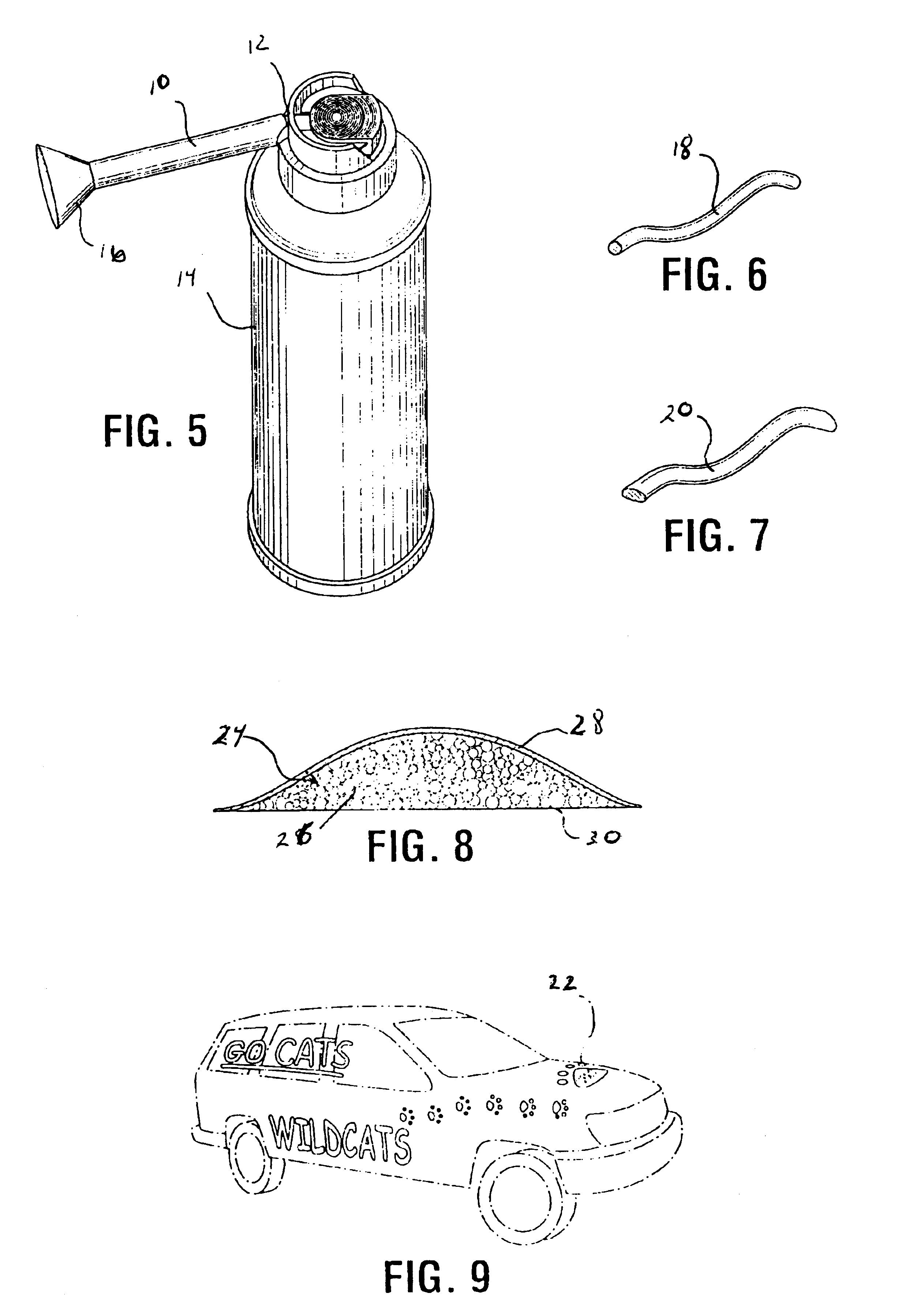 Peelable foam coating composition