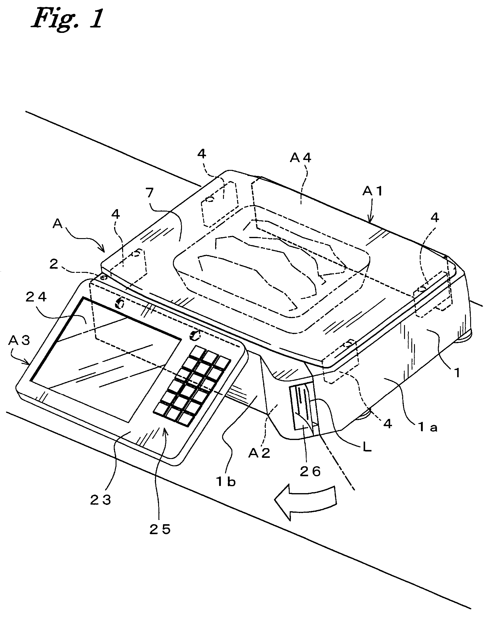 Measuring and printing device