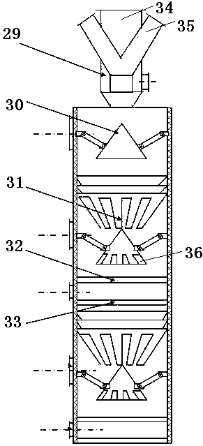 Coal solid heat carrier pyrolysis method and system for guide type stripping reinforced oil gas accelerated introduction