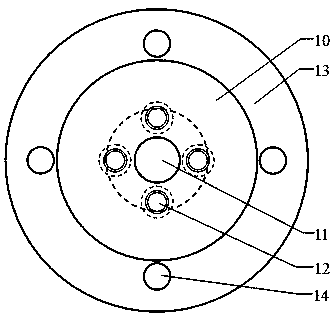 Planet running impact type descent control device damping device