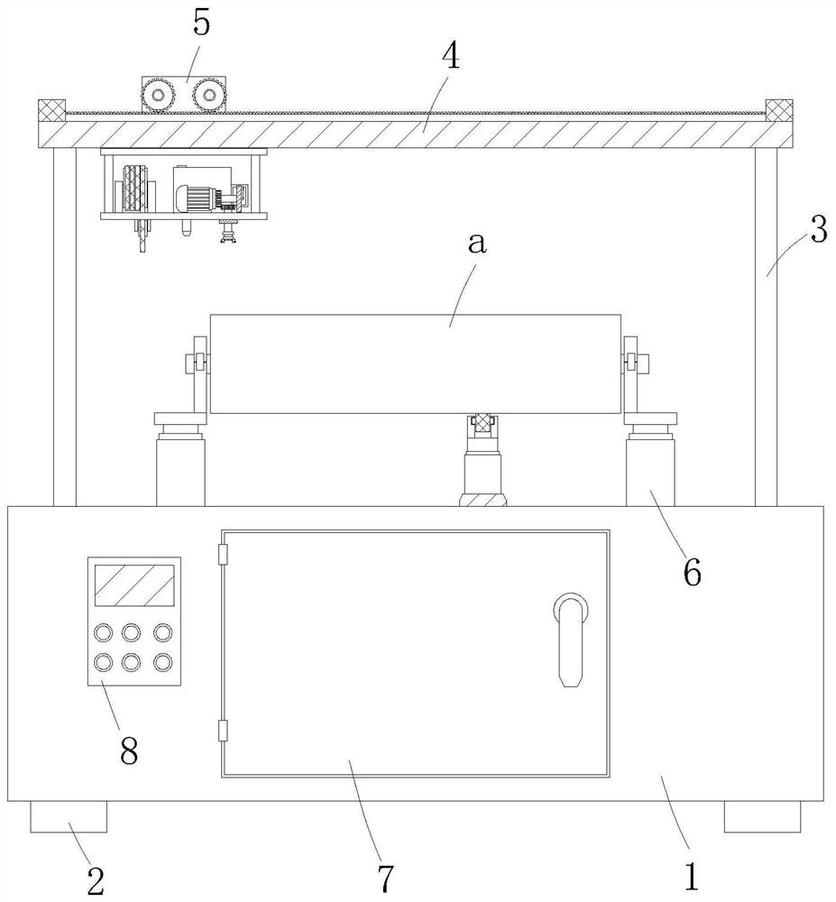 A processing device for a winding roller brush