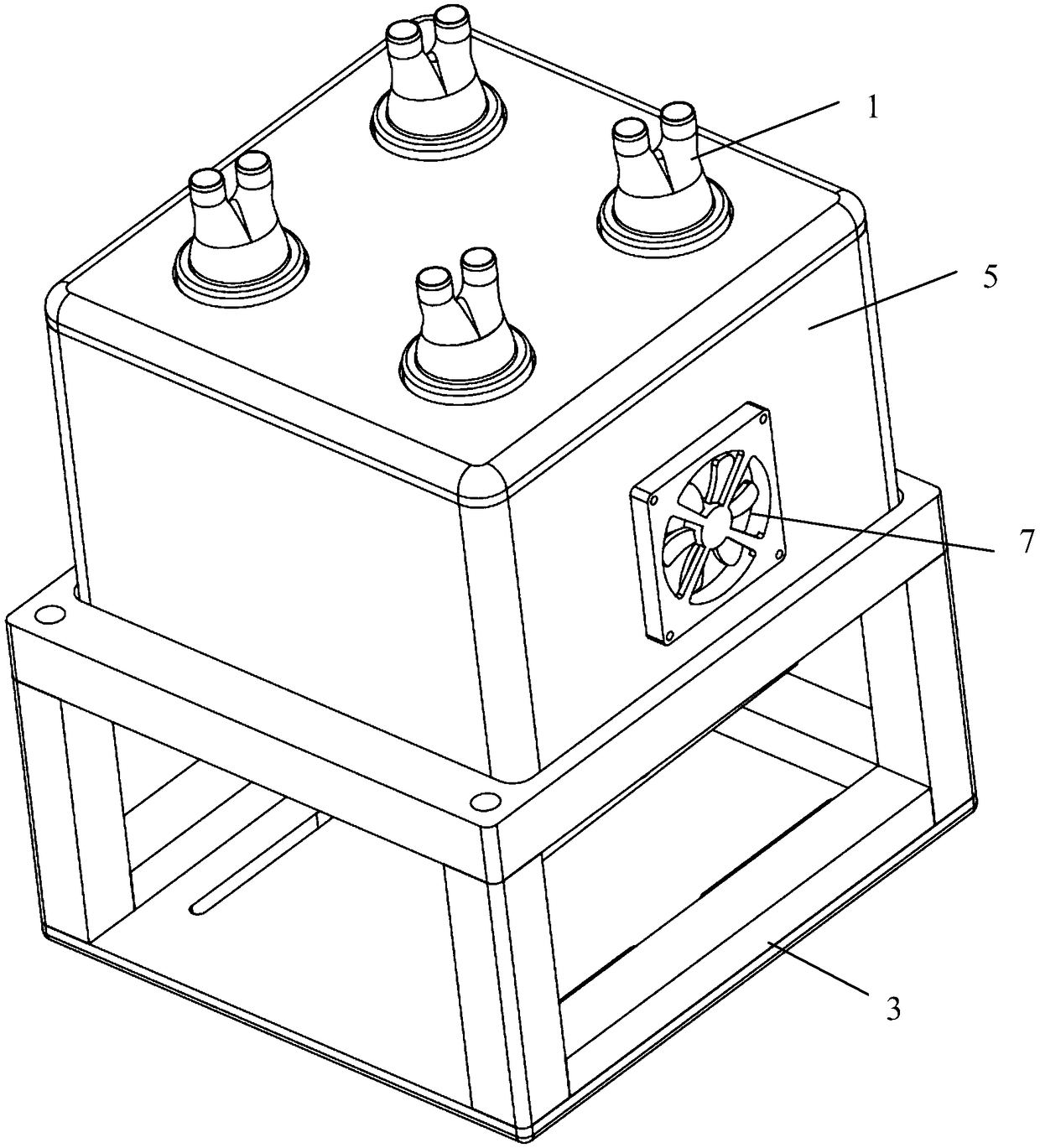 A high-flow pulsating electromagnetic blood pump and a left ventricular counterpulsation assisting system including the same