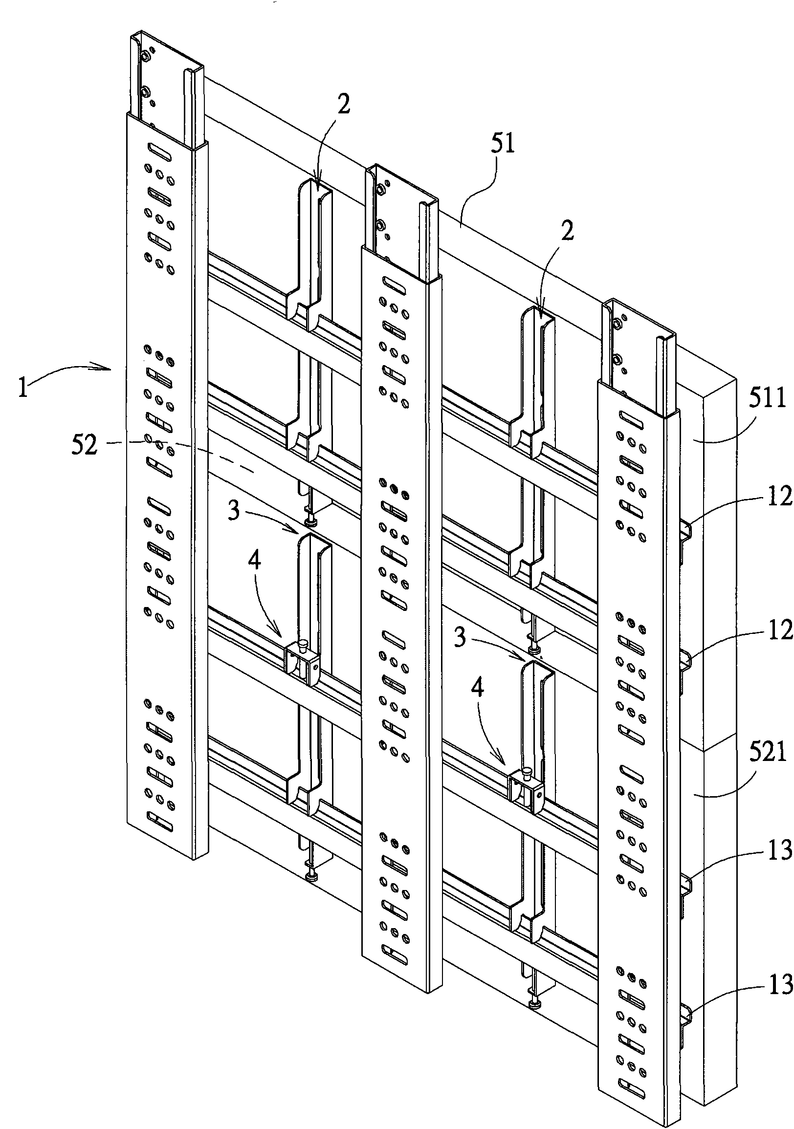 Display rack device