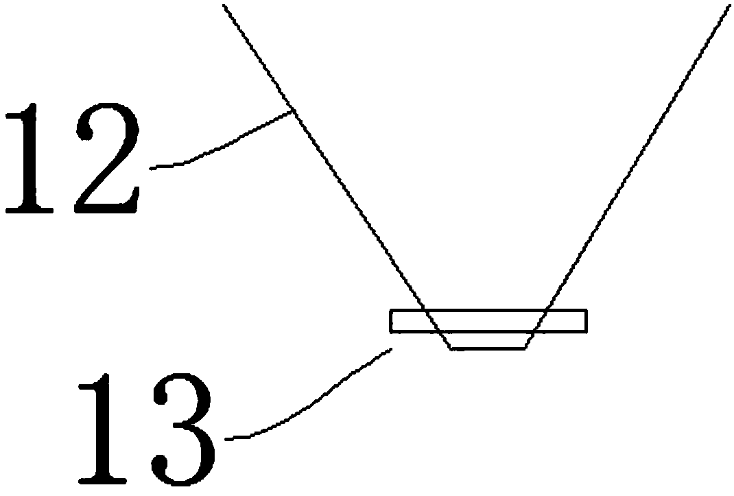 Small sewage treatment ship-type settling tank device and method