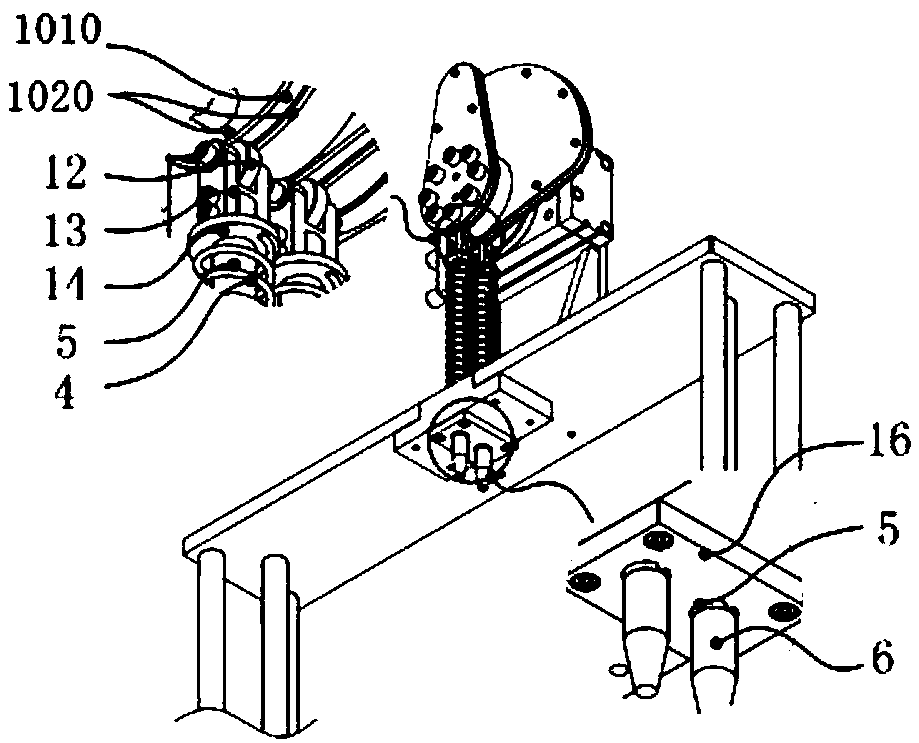 Single-drive intermittent pushing device based on double-cam mechanism