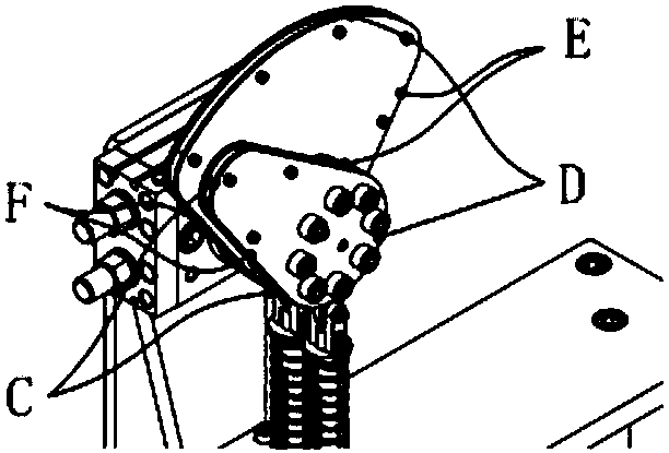 Single-drive intermittent pushing device based on double-cam mechanism