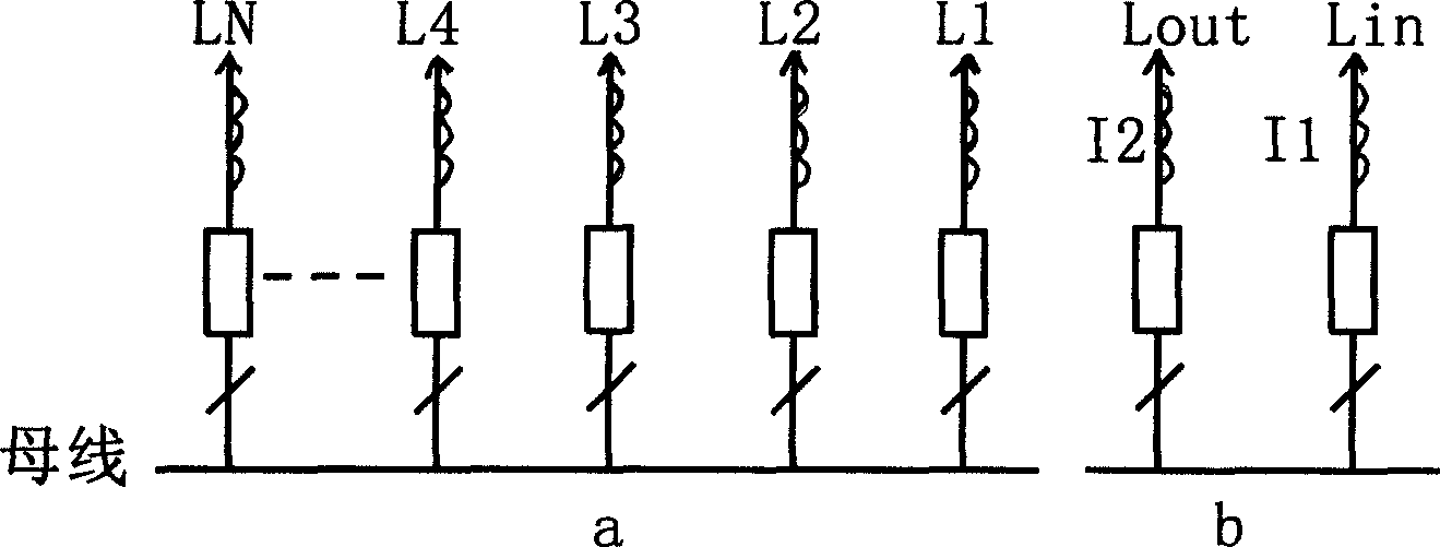 Judging method for current changing saturation based on differential current difference value