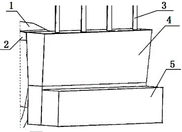 Low-temperature ferrite ductile cast iron auxiliary casting test block preparation method