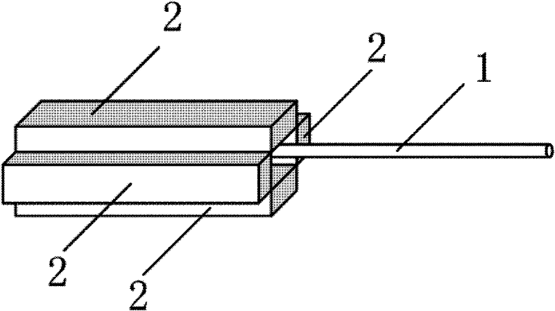 Single-optical fiber scanning micro device as well as production method and control method thereof