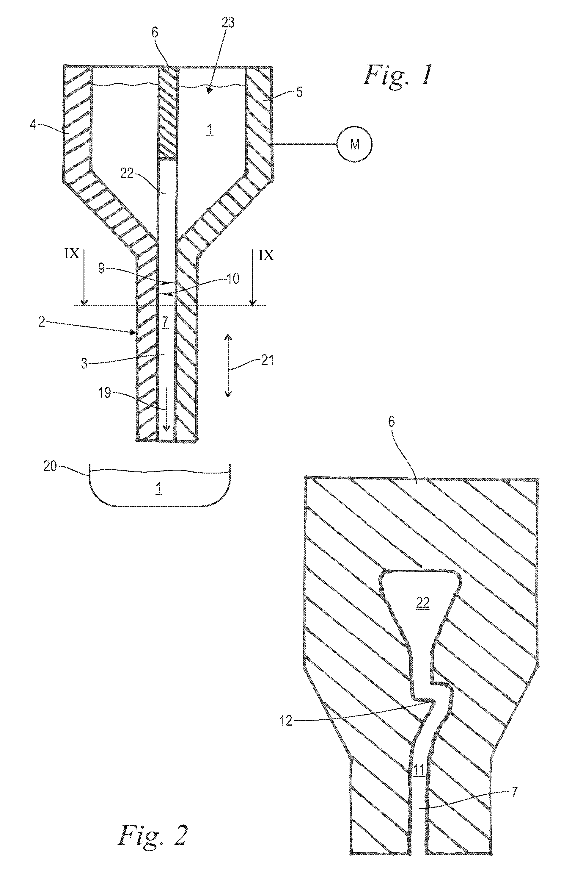 Capillary metering device and method for operating such a capillary metering device