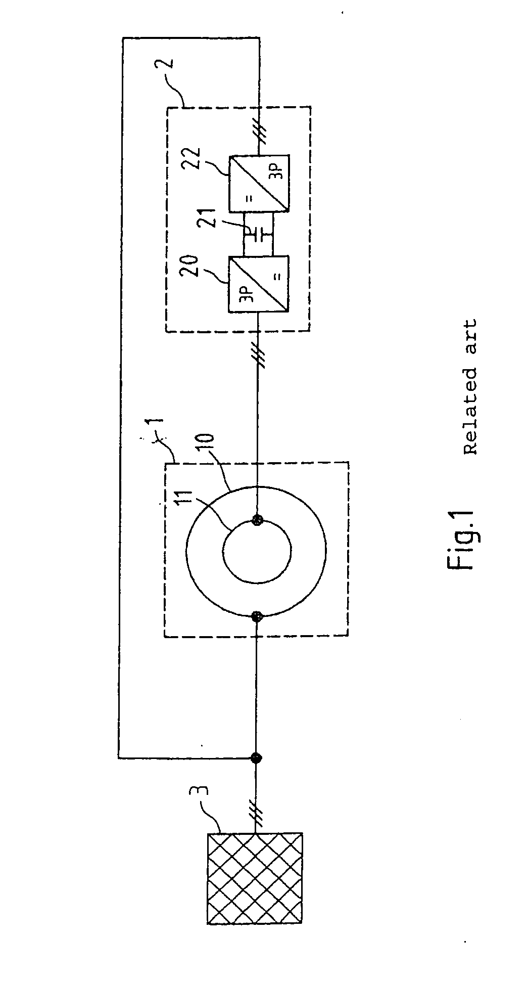 Power control of an induction machine